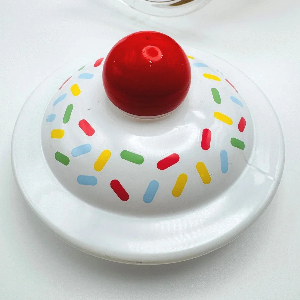 Target Gumball Machine Cookie Jar Candy Canister 25¢ Glass Nostalgic Retro